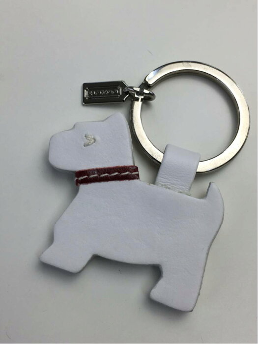 COACH/コーチ　テリアキーホルダー　SCOTTIE DOG【レディース ギフト】【ラッピング無料】【楽ギフ_包装】