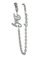 D&G/ドルチェ&ガッバーナ ドルガバ ロゴ シルバーLOVEネックレス兼ブレスレット DJ0391 【ラッピング無料】【楽ギフ_包装】