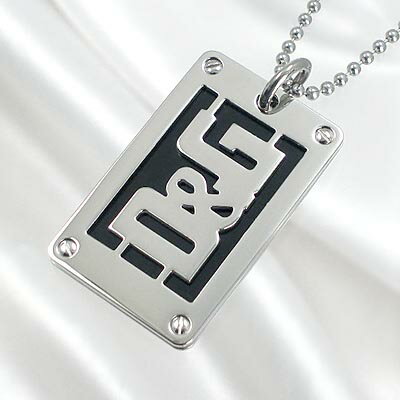 D&G/ドルチェ&ガッバーナ D&Gロゴプレートネックレス DJ0720 【Luxury Brand Selection】【メンズ ギフト】【ラッピング無料】【楽ギフ_包装】