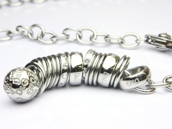 インポートサムシングのD&G/ドルチェ＆ガッバーナ ドルガバ リング＆ボールネックレス　POLISH DJ0776 【Luxury Brand Selection】【メンズ ギフト】【ラッピング無料】【楽ギフ_包装】｜アングル2