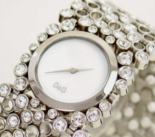 D&G TIME ドルチェ＆ガッバーナRISKY レディースSSベルト腕時計 DW0243【ラッピング無料】【楽ギフ_包装】【10P01Mar16】