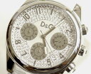 D&G TIME ドルチェ＆ガッバーナSANDPIPERクロノグラフ時計 DW0257 ホワイト【ラッピング無料】【楽ギフ_包装】