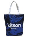 KITSON/キットソン スパンコールトートバッグ NAVY/WHITE 【Luxury Brand Selection】【ラッピング無料】【楽ギフ_包装】