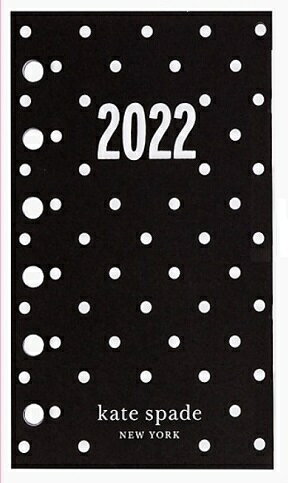 【2022年最新レフィル】【10月初旬～中旬限定入荷予定分ご予約受付中！】 kate spade/ケイトスペード2022年最新システム手帳レフィル 2022 pocket weekly & monthly refill 【Luxury Brand Selection】【レディース ギフト】【ラッピング無料】【楽ギフ_包装】