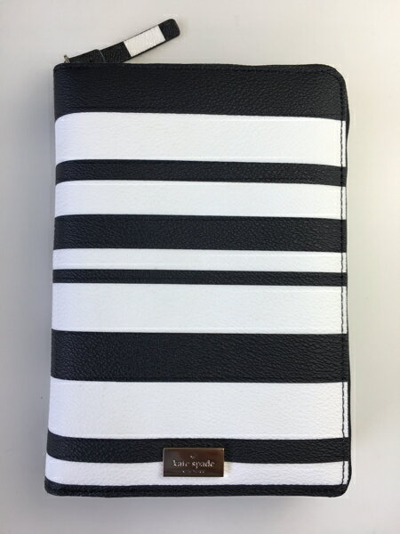 ケイトスペード 【本体のみ】kate spade/ケイトスペード　2021年最新システム手帳 wellesley zip around personal organizer bonbon　stripe WLRU2735 【ラッピング無料】【楽ギフ_包装】