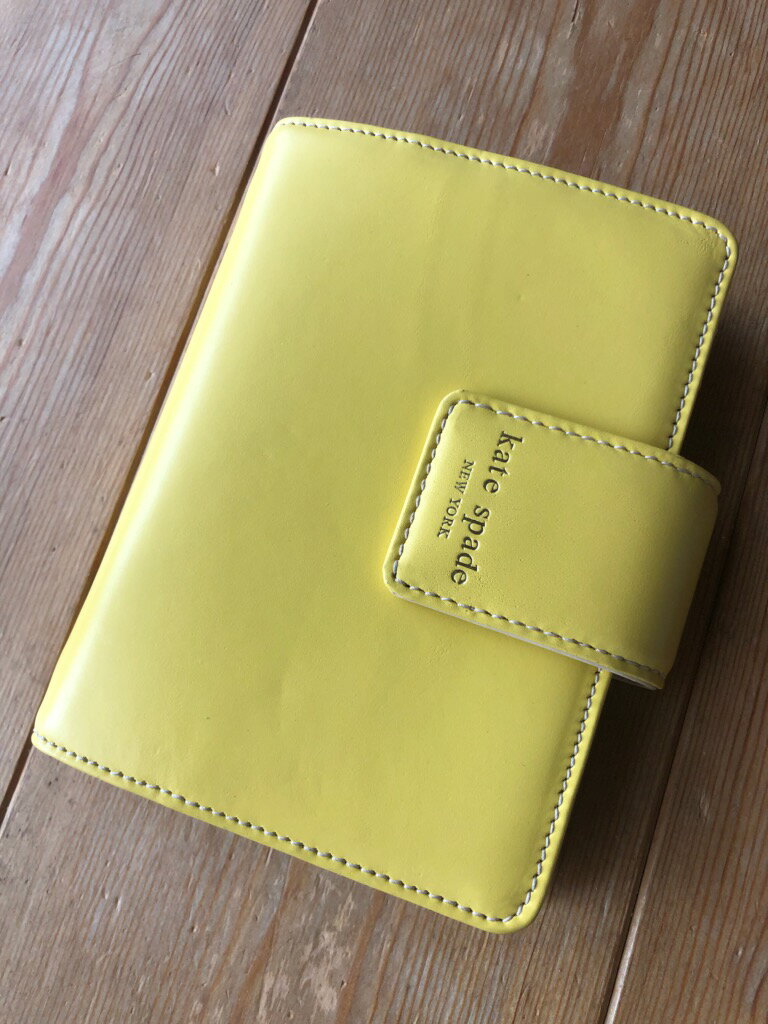 ケイトスペード 【即納】【本体のみ】kate spade/ケイトスペード　2020年最新システム手帳 tudor city debra yellow【ラッピング無料】【楽ギフ_包装】