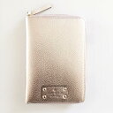 ケイトスペード 【本体のみ】kate spade/ケイトスペード　2022年最新システム手帳 wellesley zip around personal organizer ROSE GOLD 【ラッピング無料】【楽ギフ_包装】