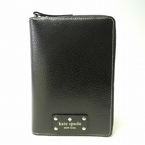 kate spade/ケイトスペード　2019年最新システム手帳 本体のみ wellesley zip around personal organizer Black WLRU1321【ラッピング無料】【楽ギフ_包装】