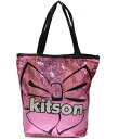 KITSON/キットソン スパンコートートバッグ Los Angeles Bow Sequin Tote【ラッピング無料】【楽ギフ_包装】