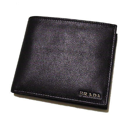 PRADA/プラダ メンズ二つ折り財布　2M0738 【メンズ ギフト】【ラッピング無料】【楽ギフ_包装】