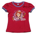 Disney（ディズニー）Sofia the First Regular Topちいさなプリンセス ソフィア Tシャツ マゼンタ