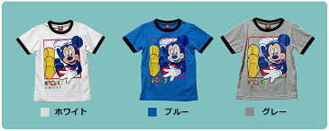 【まとめ割り対象商品】【メール便送料無料】Disney（ディズニー）MICKEY MOUSE T-SHIRTミッキーマウス Tシャツ 【子供服 4歳 6歳 8歳 10歳】