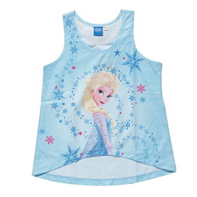 【まとめ割り対象商品】【メール便送料無料】Disney（ディズニー）FROZEN Elsa racer backアナと雪の女王 エルサ レーサーバックタンクトップ 【子供服 4歳 6歳 8歳】