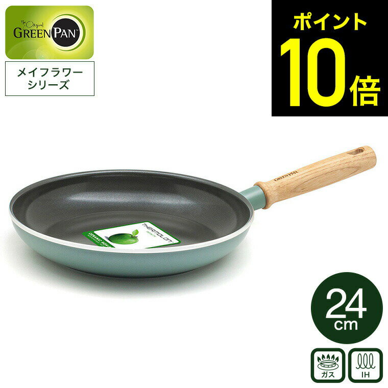 ڥӥ塼ŵۥ꡼ѥ ᥤե ե饤ѥ 24cm CC001897-001 IHб б / GREENPAN ե...
