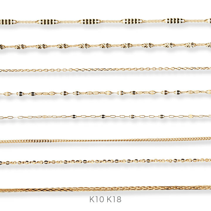 【Gold Anklet】 K10/K18 アンクレット チェーン レディース k18 18金 18k k10 10金 10k ゴールド 女性 大人 華奢 プ…