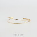 楽天Avaron STANDARD JEWELRY【Nadia Bangle】 K10/K18/Pt900 バングル レディース ゴールド ブレスレット k18 18金 18k k10 10金 10k pt900 ピンクゴールド ホワイトゴールド プラチナ 女性 大人 シンプル 上品 細身 華奢 プレゼント ギフト