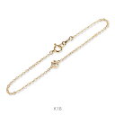 【BETTiA】 ブレスレット レディース 一粒ダイヤ ダイヤモンド k18 18金 18k ゴールド ピンクゴールド ホワイトゴールド 女性 大人 シンプル 華奢 プレゼント ギフト