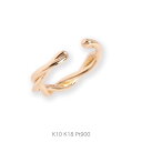 イヤーカフ 【Twist Ear cuff】 K10/K18/Pt900 ツイスト ゴールド イヤーカフ レディース 18k 18金 10k 10金 ピンクゴールド ホワイトゴールド プラチナ シンプル スパイラル 片耳用 プレゼント ギフト