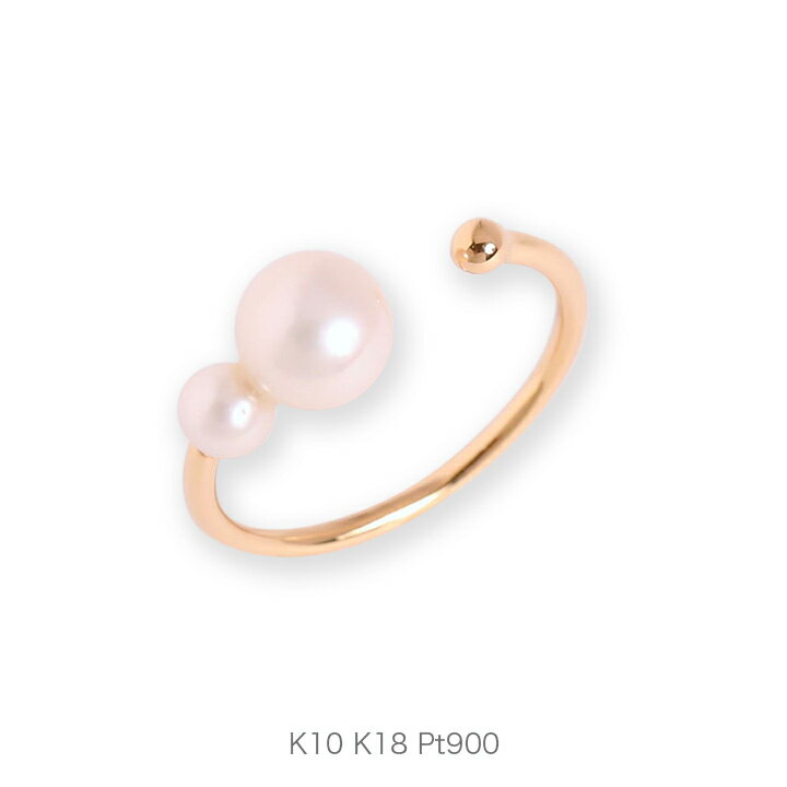 イヤーカフ 【Pearl Earcuff】 K10/K18/pt900 淡水パール イヤーカフ レディース パール 淡水真珠 18k 18金 10k 10金 pt900 ゴールド ピンクゴールド ホワイトゴールド プラチナ 片耳用 シンプル プレゼント ギフト