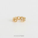 【Chain Ear Cuff】K10/K18/Pt900 チェーン モチーフ イヤーカフ 地金 10金 10k k10 18金 18k k18 pt900 ゴ...