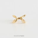 【CROSS Ear Cuff】 K10/K18/Pt900 クロス モチーフ イヤーカフ 10金 10k k10 18金 18k k18 pt900 ゴールド...