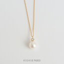 【Alette Necklace】 K10/K18/Pt900 淡水パール ネックレス レディース 真珠 ペンダント k18 18金 18k k10 10金 10k pt900 ゴールド ピンクゴールド ホワイトゴールド プラチナ ダイヤモンド 上品 シンプル プレゼント ギフト