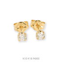 ダイヤピアス 【Natural Pierce】 K10/K18/Pt900 一粒 ダイヤモンド ピアス 一粒ダイヤ レディース スタッドピアス 18金 18k 10金 10k ゴールド ピンクゴールド ホワイトゴールド プラチナ シンプル 両耳用 プレゼント ギフト