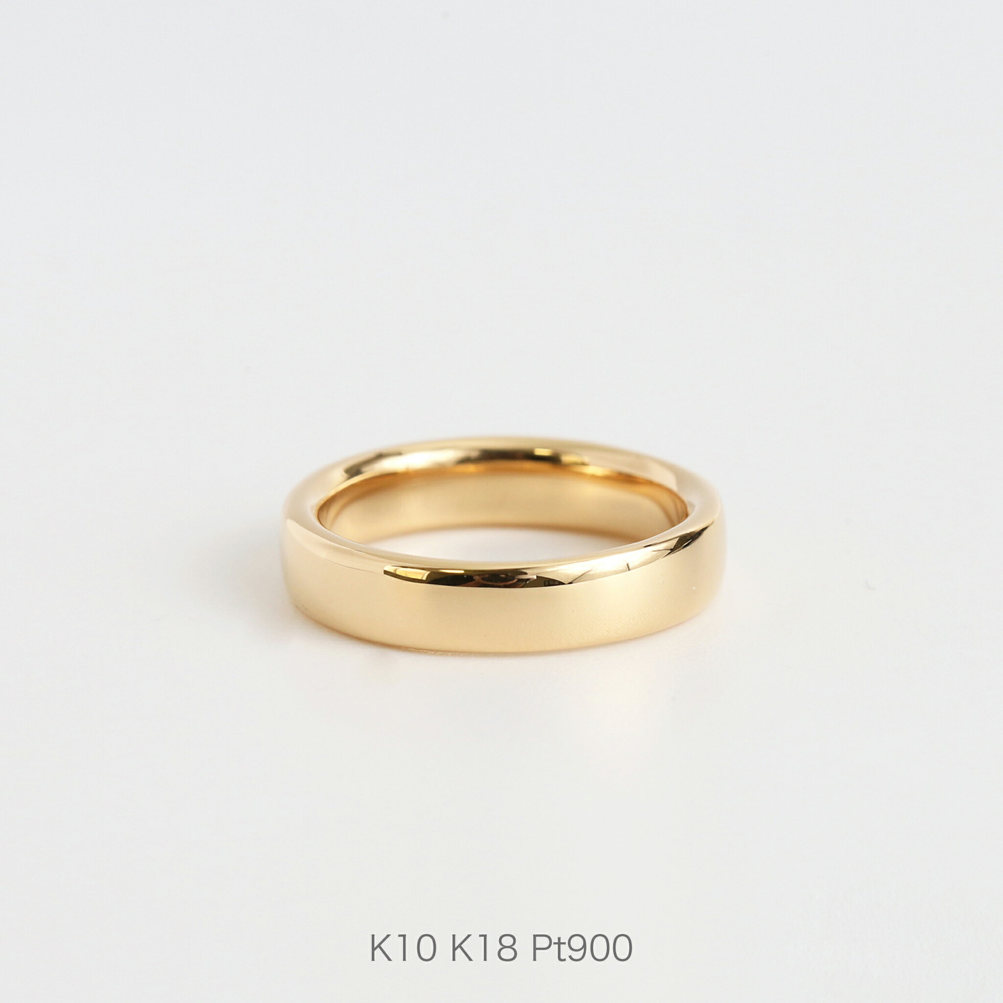 ブランド結婚指輪（マリッジリング） 【Plane Nude Ring Large】 K10/K18/Pt900 地金 リング 指輪 結婚指輪 マリッジリング ペア レディース メンズ 男性 10金 10k k10 18金 18k k18 pt900 ゴールド ピンクゴールド ホワイトゴールド プラチナ シンプル サイズ 号 プレゼント ギフト