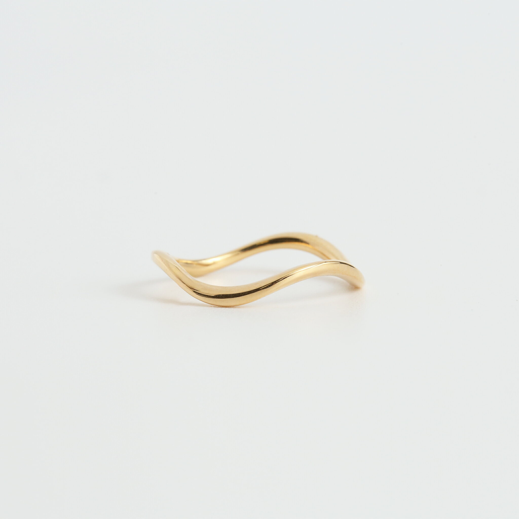 【Fluctus Ring】 K10/K18/Pt900 波 モチーフ 地金 リング 指輪 10金 10k k10 18金...