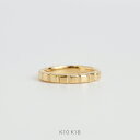 【Gaudi Ring】 K10/K18 リング ブロックリング ゴールド レディース 指輪 結婚指輪 マリッジリング ペアリング k18 18金 18k k10 10金 10k ピンクゴールド ホワイトゴールド 女性 メンズ 男性 大人 地金 シンプル プレゼント ギフト 1