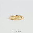 【Gaudi Ring】 K10/K18 リング ブロックリング ゴールド レディース 指輪 結婚指輪 マリッジリング ペアリング k18 18金 18k k10 10金 10k ピンクゴールド ホワイトゴールド 女性 メンズ 男性 大人 地金 シンプル プレゼント ギフト