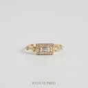 【Allure Ring】 K10/K18/Pt900 リング レディース バケットカット ダイヤモンド 指輪 k18 18金 18k k10 10金 10k pt900 ゴールド ピン..