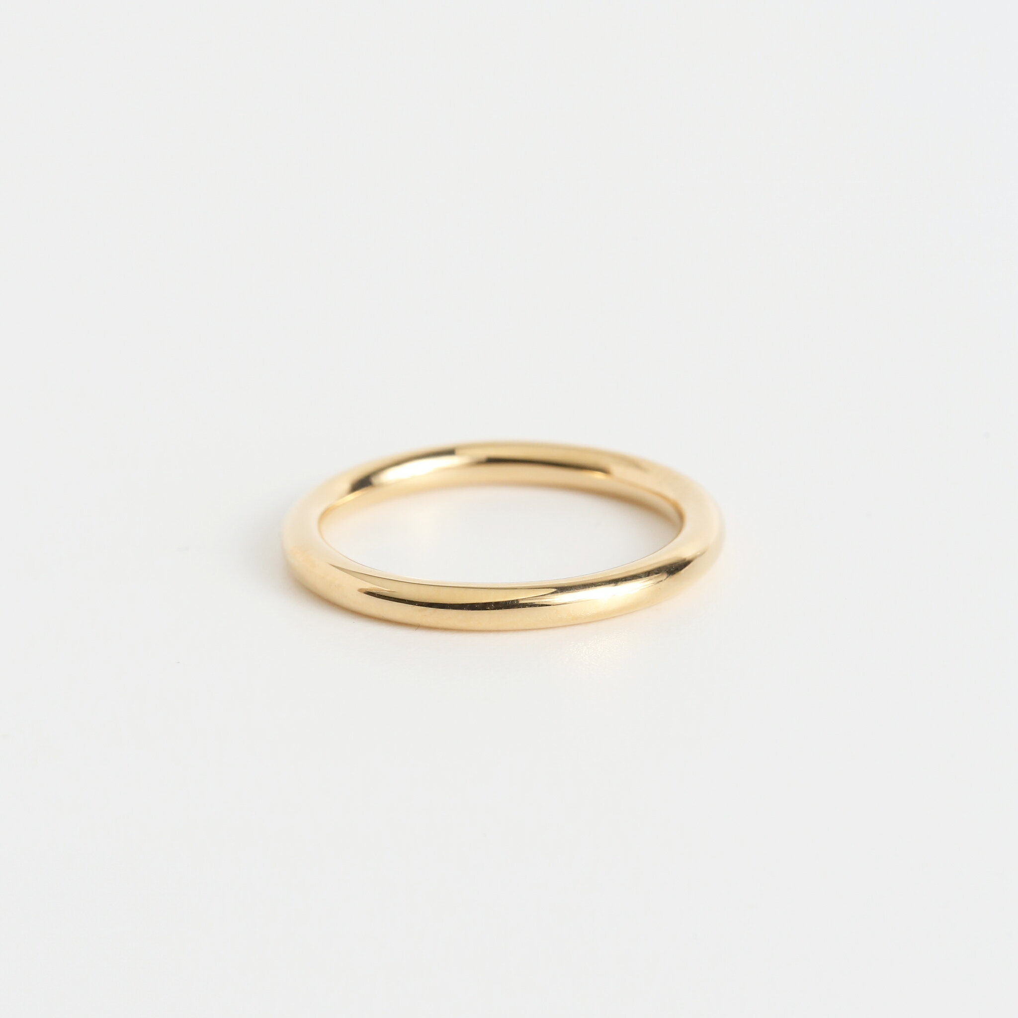 Rakuten - 【Nude Ring / Hard 2mm】 K18 イエローゴールド リング 指輪 18金 18k k18 レディース シンプル プレゼント ギフト