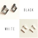 y[J[蒼izy[p[sAXPaper pierced earring@0003 BLACK/WHITE@PV-0003B/W