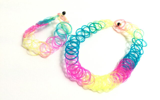 【メーカーより直送商品】TATTOO　CHOKER　RAINBOW　2SET　＃01タトゥーチョーカー　レインボー