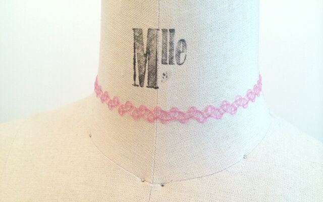 【メーカーより直送商品】TATTOO　CHOKER　PINKタトゥーチョーカー