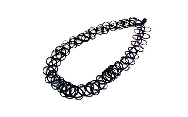 【メーカーより直送商品】TATTOO　CHOKER　BLACKタトゥーチョーカー