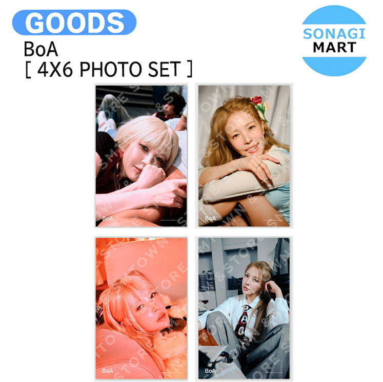 BoA [ 4X6 PHOTO SET ] Crazier MD / フォトセット / ボア グッズ KPOP / 公式グッズ / 予約商品 / 送..