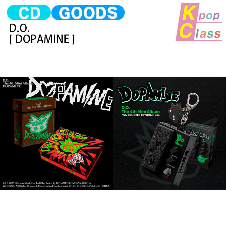 D.O. [ DOPAMINE ] The 4th Mini Album / DOH KYUNG SOO ドギョンス エクソ ディオ EXO ソロアルバム Album / 韓国音楽チャート反映 KPOP / 1次予約 / 送料無料