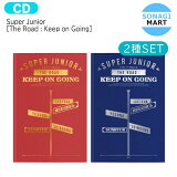 送料無料[当店限定特典付] SUPER JUNIOR 2種セット [The Road : Keep on Going] 11集 Vol.1 / スーパージュニア / 韓国音楽チャート反映 / 3次予約