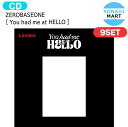 楽天SONAGIMART【抽プレあり】 送料無料 [当店限定特典付] ZEROBASEONE SOLAR ver 9種セット [ You had me at HELLO ] 3rd Mini Album / ゼロベースワン ZB1 ゼベワン アルバム / 韓国音楽チャート反映 KPOP / 1次予約