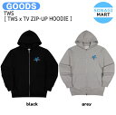 送料無料 TWS TWS x TV ZIP-UP HOODIE / パーカー / トゥアス ツアーズ グッズ KPOP / 公式グッズ / 予約商品