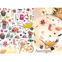 Auvergneオーベルニュ転写紙 A4サイズ (ポーセラーツ転写紙)(ポーセリンアート用転写紙)