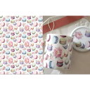 白磁用 水彩フラワーマカロン A4サイズ (ポーセリンアート用・マカロン転写紙)