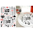 白磁用 I LOVE LONDON ロンドン転写紙A4サイズ (ポーセラーツ・ポーセリンアート用イギリス転写紙)