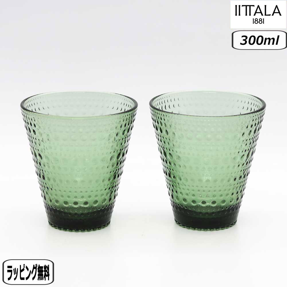 【24日0時発売】【正規取扱店】イッタラ iittala カステヘルミ タンブラー 2個セット パイングリーン 1070591 kastehelmi 北欧のサムネイル