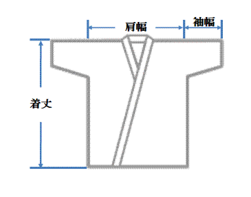 男性用弓道着　オールシーズン（綿・ポリ混合） S／M／L／LL