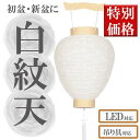 新盆用白紋天提灯。店長おすすめの目玉商品です。【SM1022】