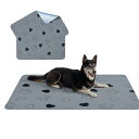 FEANDREA ペットマット2枚セット 犬用マットおしっこマットペット用防水シート 犬?猫用 丸洗える 吸水性 滑り止め 抗菌 122×152cm PTD048G01