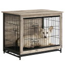 【P10★10%OFF 10/6-9限定!!】FEANDREA 犬 ケージ 木目調 ウッディサークル インテリア 組立簡単 トレー付き お掃除簡単 天板付き 超小型犬~大型犬向け 犬 ゲージ 送料無料(北海道 沖縄 離島など除く)